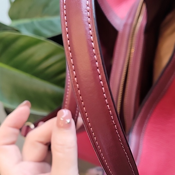 EUC Coach Kristy Red Apple Colorblock - Picture 4 of 16